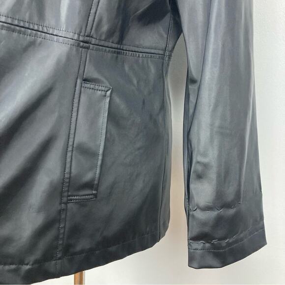 CS SIGNATURE Trench Coat Single Breasted Rain Coat size L - Picture 5 of 12